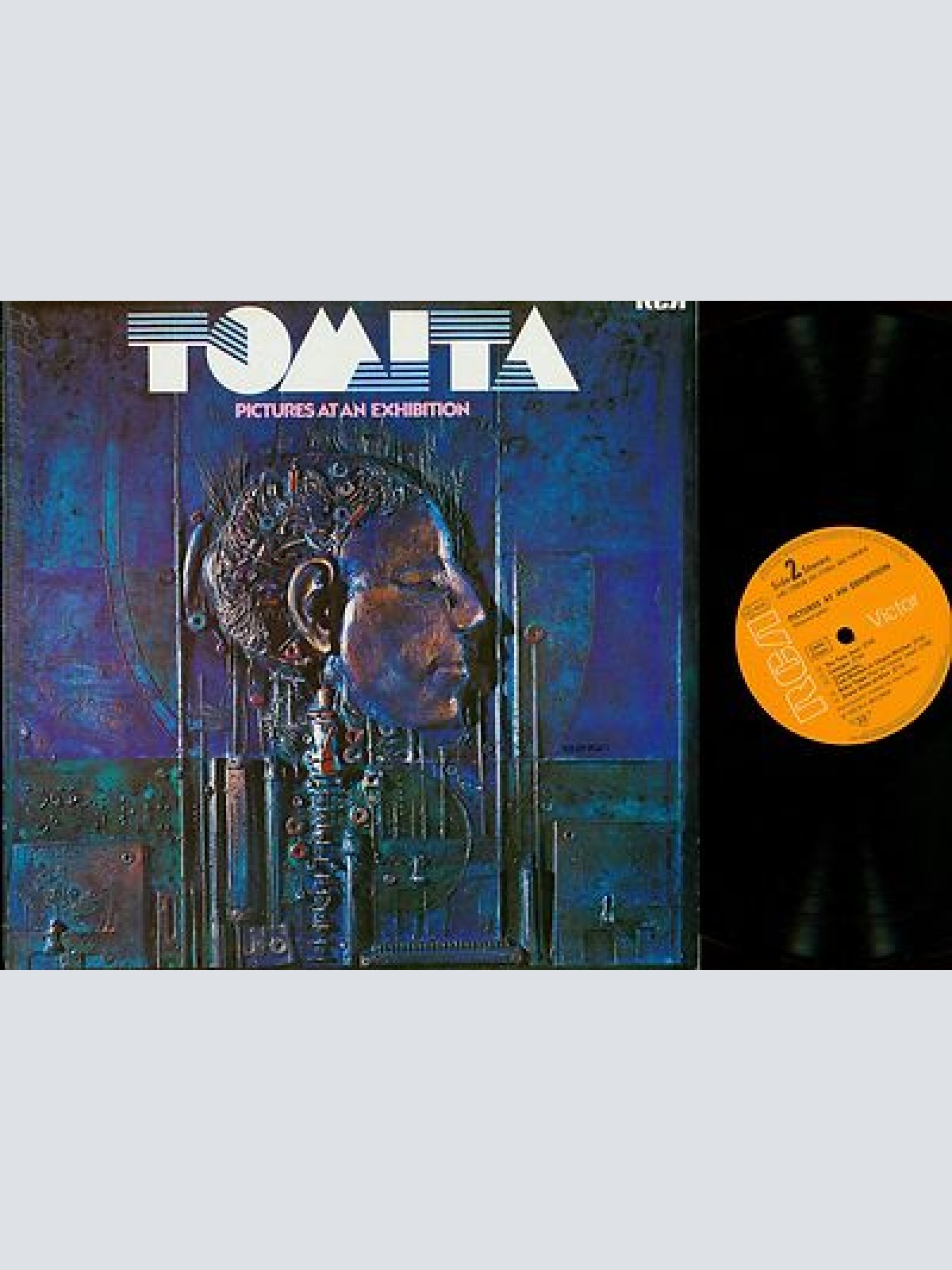 LP--TOMITA--PICTURES AT AN EXHIBITION --DEUTSCHE PRESSUNG-- APL1-0838