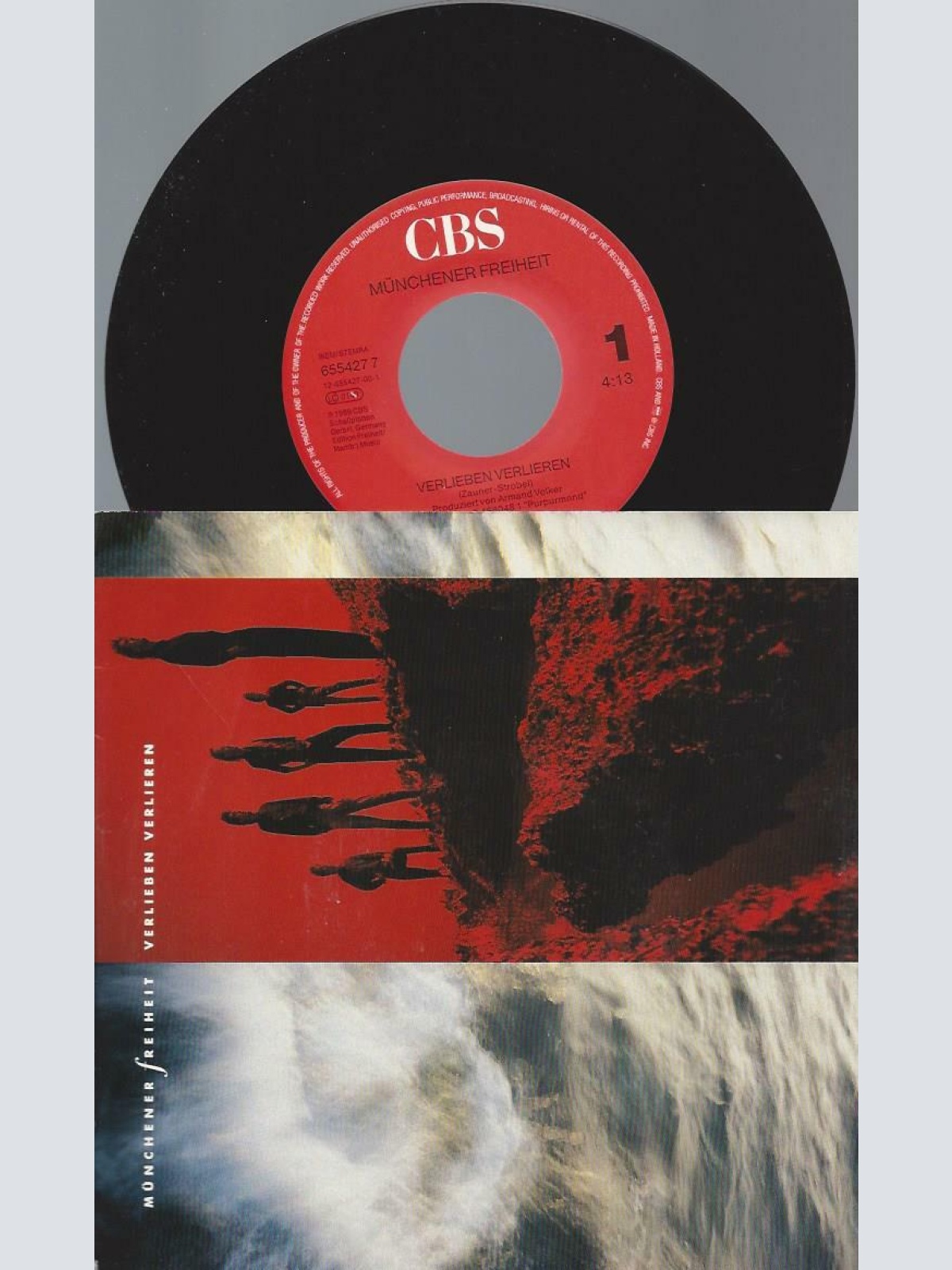 7"    Münchener Freiheit  Verlieben Verlieren