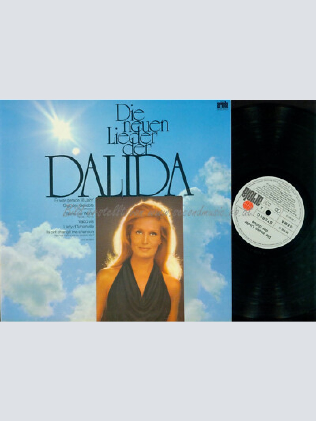 LP--   Dalida  Die Neuen Lieder Der Dalida