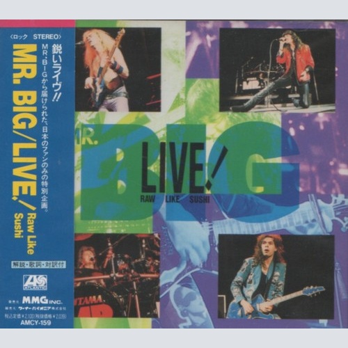 CD, EP Mr. Big - Live! Raw Like Sushi