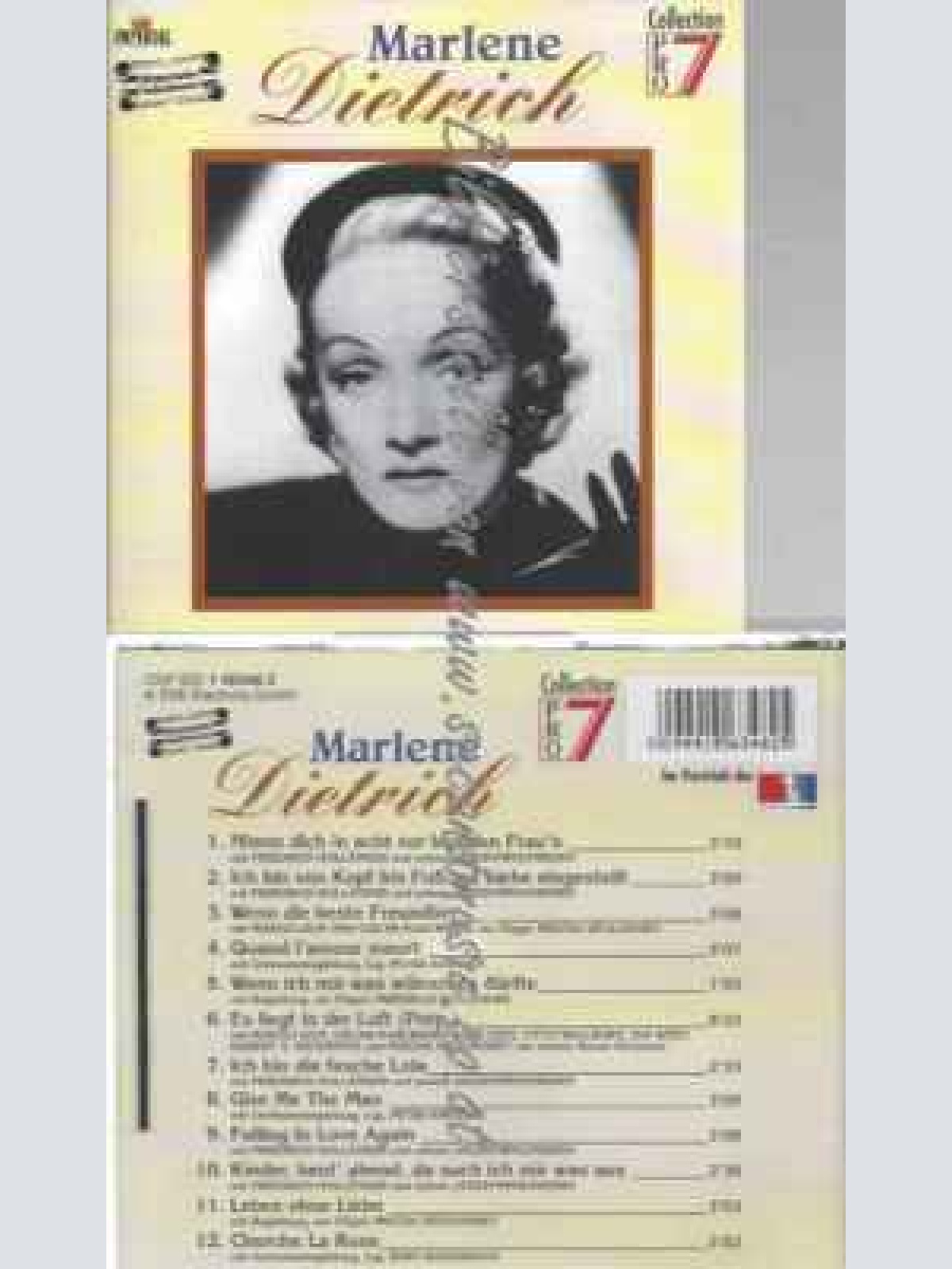 CD-- --Marlene Dietrich: Historische Aufnahmen