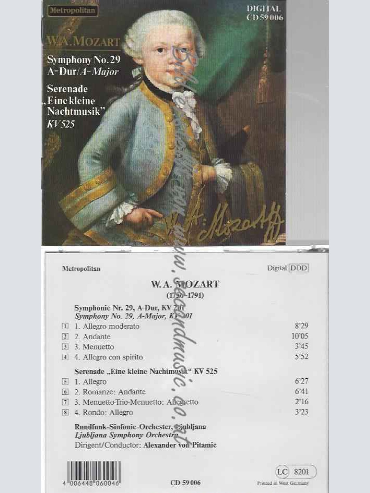 CD--Symph.Orch.Ljubljana | --Eine Kl.Nachtmusik