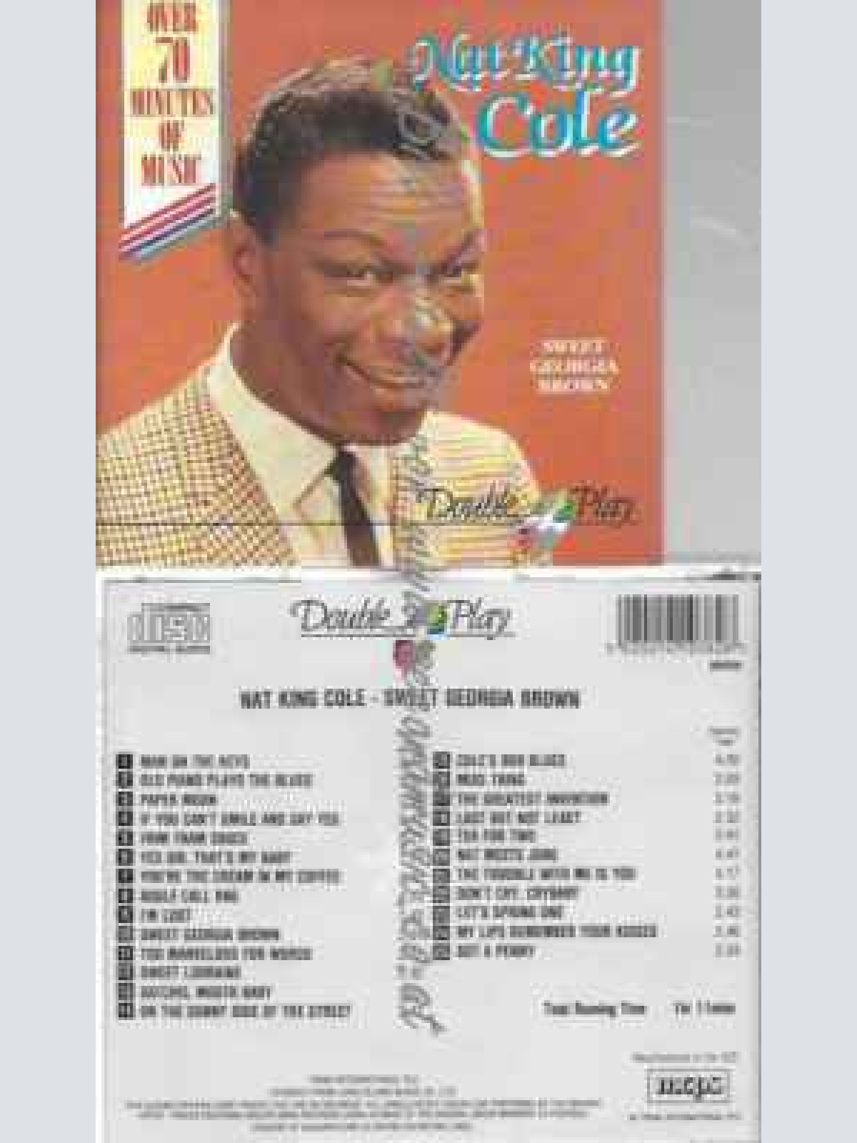 CD--Nat King Cole--Sweet Georgia Brown - Double Play