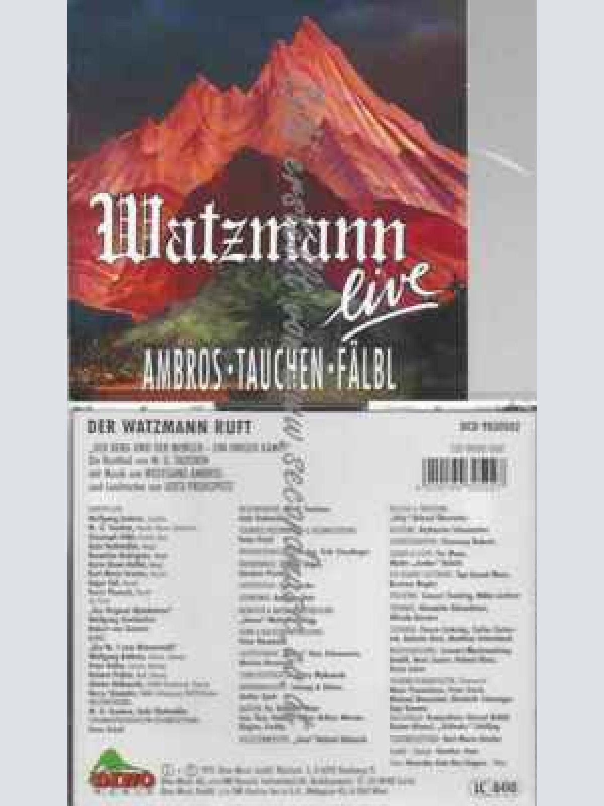 CD-- Watzmann live -- Ambros Tauchen