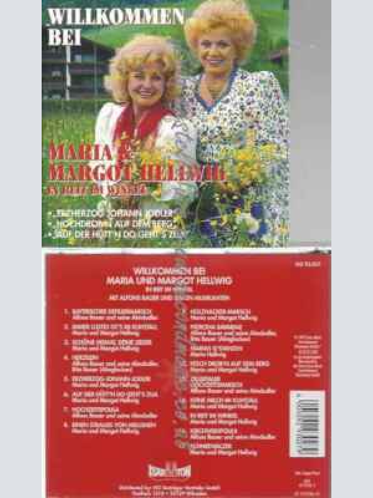 CD--Margot Hellwig--Willkommen Bei