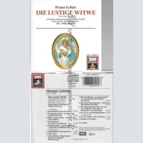 CD--Mattes, Rothenberger, --Lehár: Die Lustige Witwe