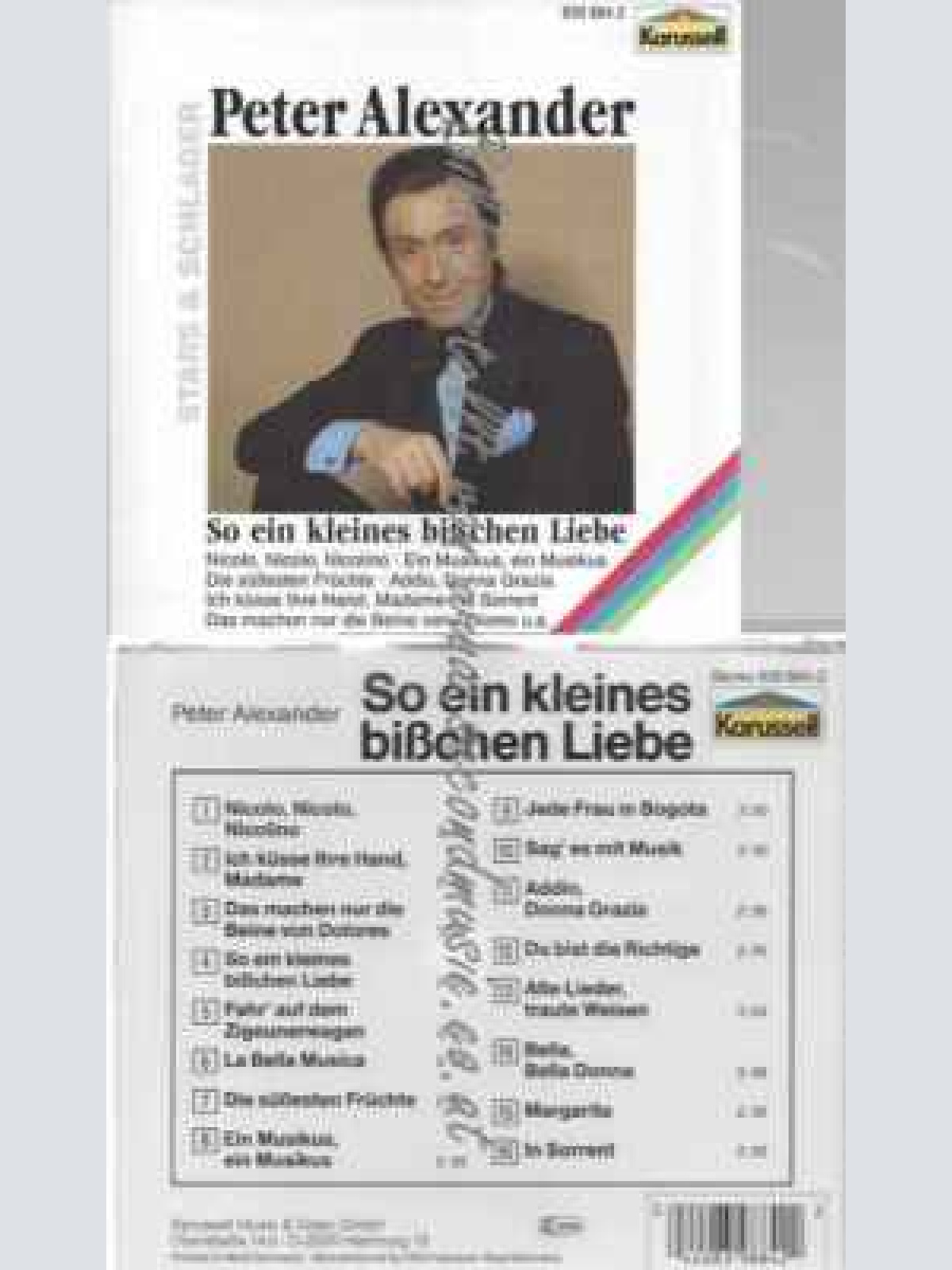 CD-- Peter Alexander  So Ein Kleines Bißchen Liebe