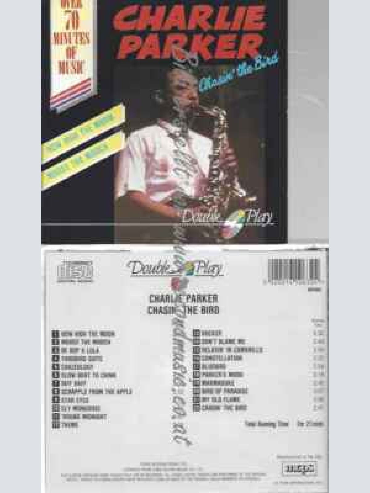 CD--Charlie Parker--Chasin THE BIRD (Double Play)