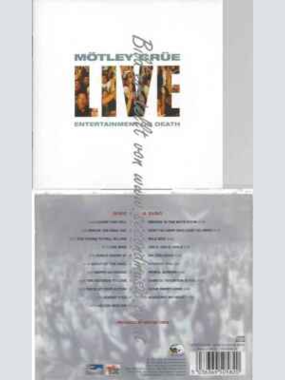 CD--Mötley Crüe | --Entertainment Or Death-Live