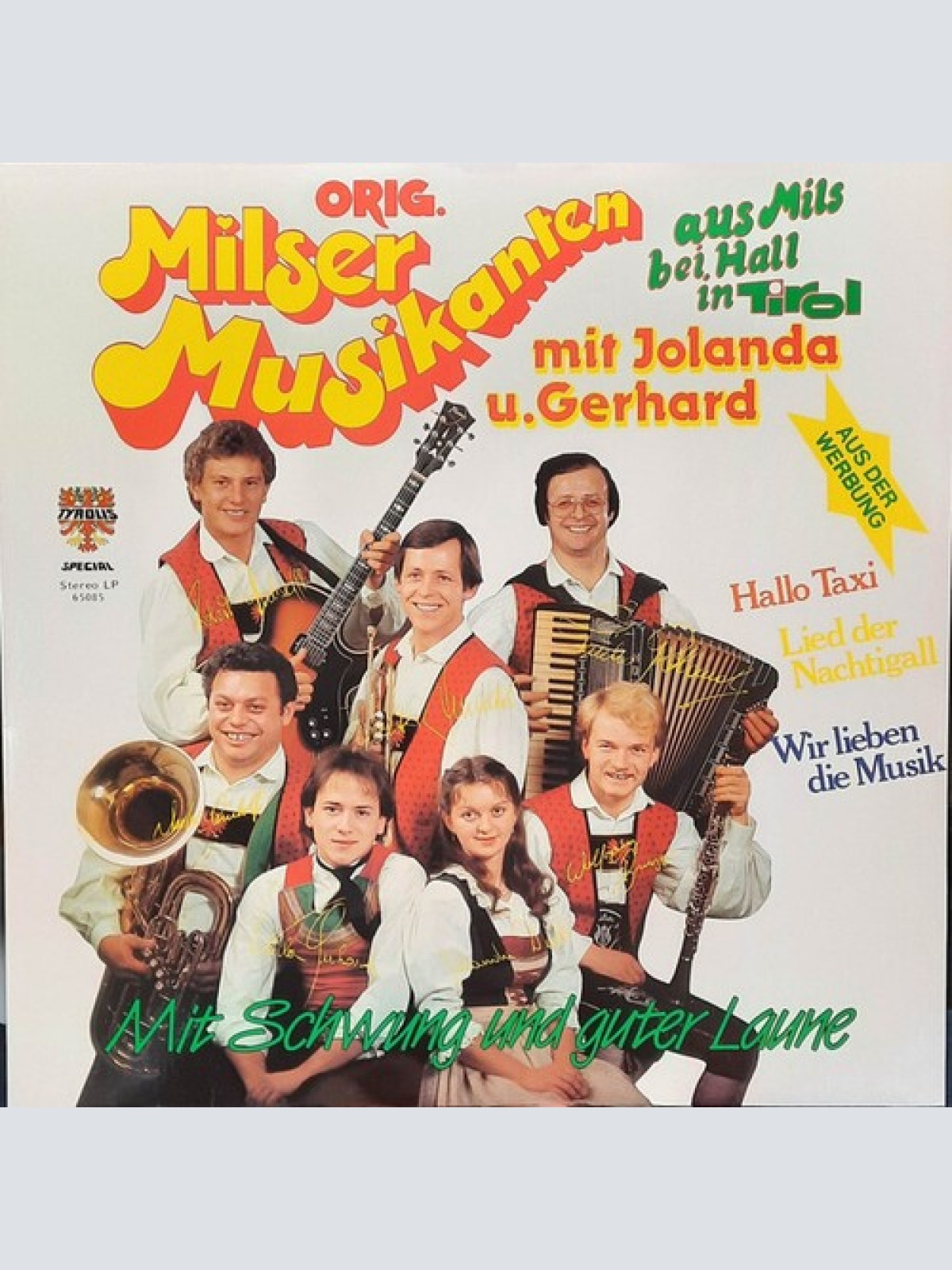 LP Milser Musikanten Mit Jolanda Und Gerhard - Mit Schwung Und Guter Laune