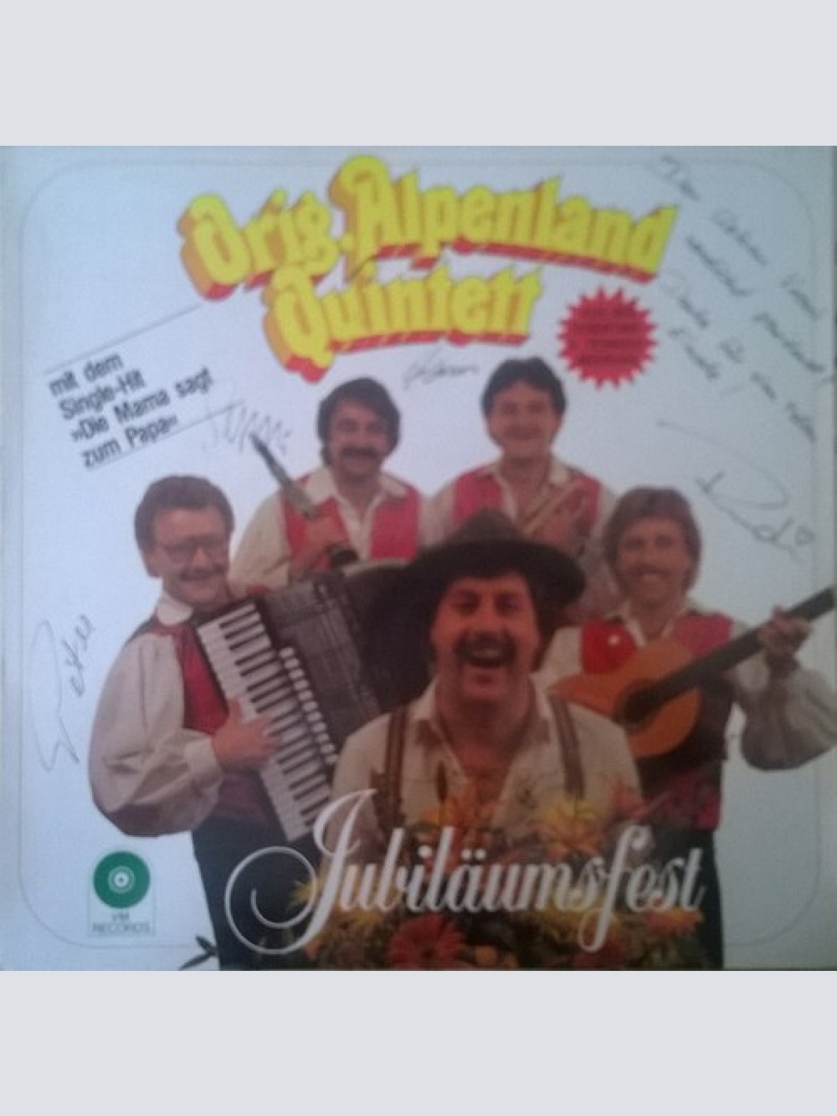 LP Orig. Alpenland Quintett - Jubiläumsfest