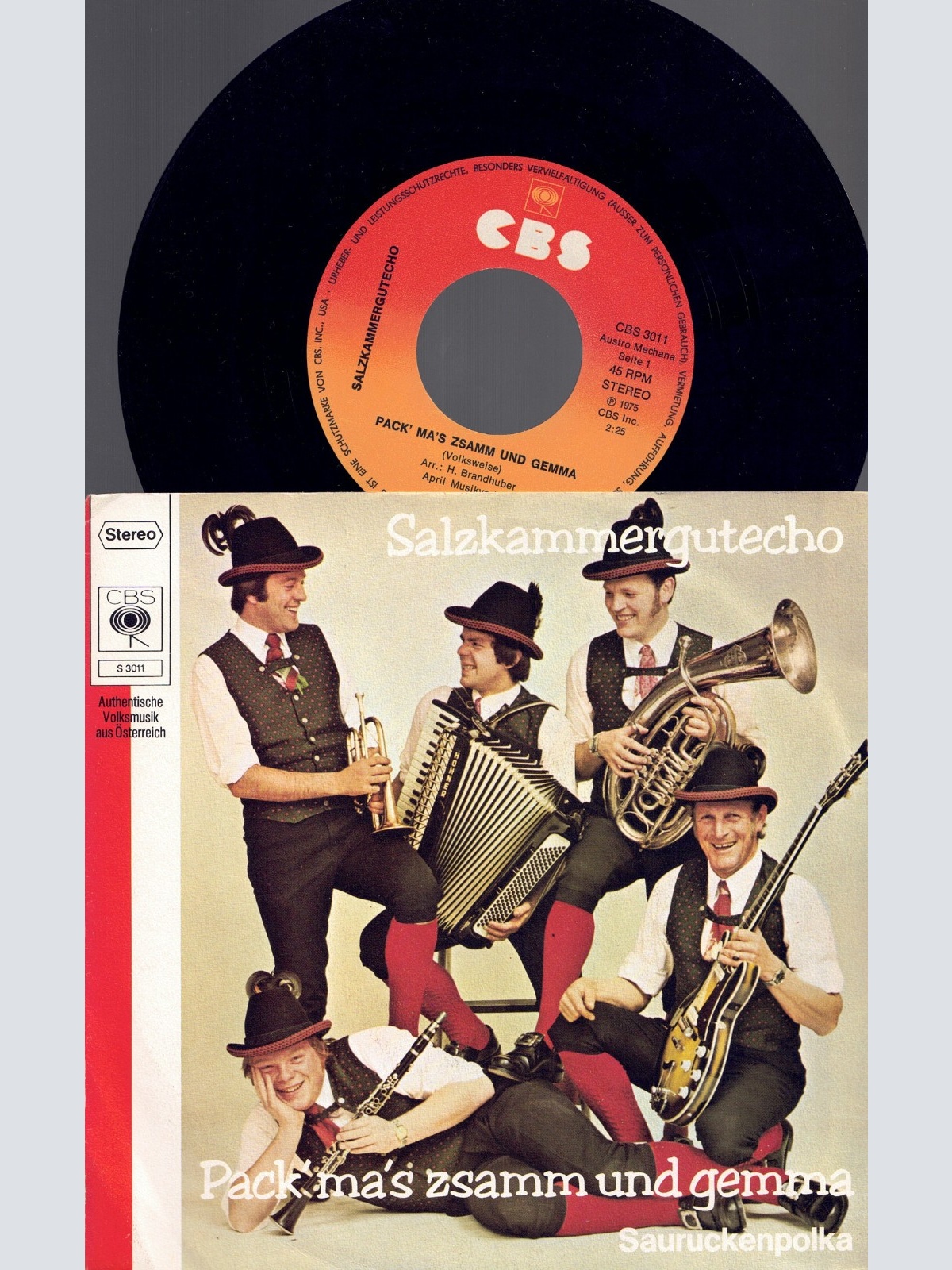 7" Salzkammergutecho - Pack Ma's Zsamm Und Gemma