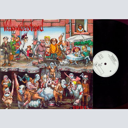LP-- Volkswiderstand  1991... Noch Ist Zeit // PROMO // MUSTERPLATTE