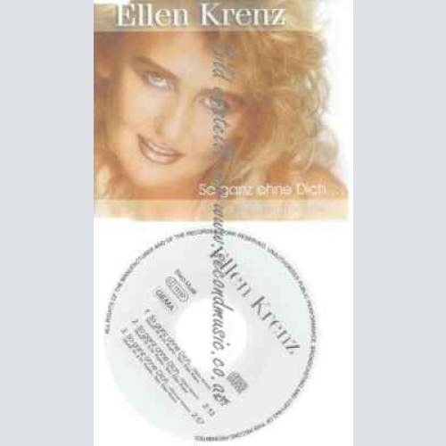 CD--Krenz,Ellen--So Ganz Ohne Dich