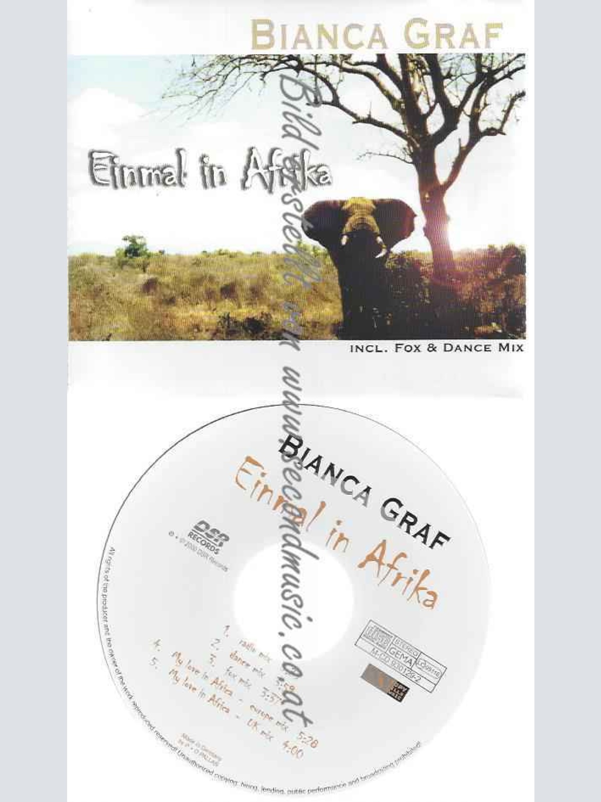 CD--Bianca Graf | --Einmal in Afrika