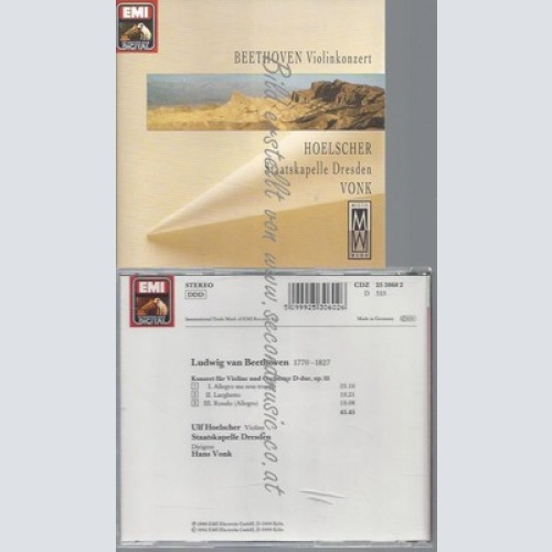 CD--HOELSCHER,ULF UND /K,HANS--VIOLINKONZERT OP. 61
