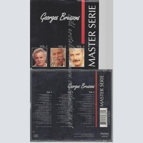CD--GEORGES BRASSENS--MASTER SERIE 1+2+3 | BOX-SET