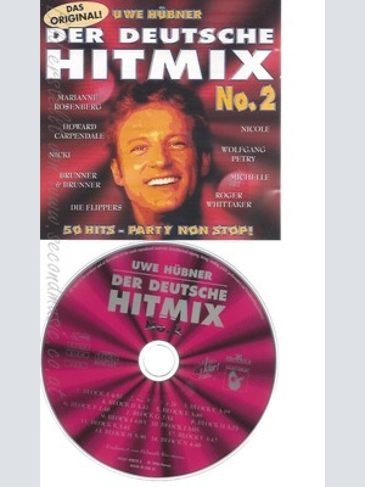 CD--DIVERSE--UWE HÜBNER'S DER DEUTSCHE HITMIX NO. 2: 50 HITS - PARTY NON STOP !