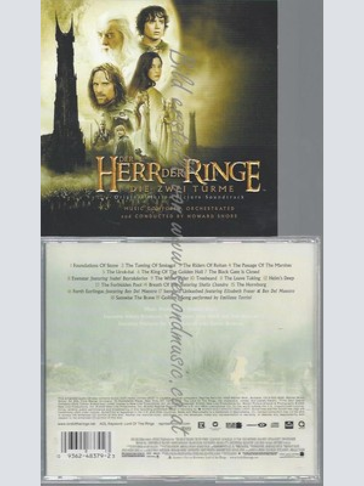 CD--EMILIANA TORRINI UND HOWARD SHORE--DER HERR DER RINGE - DIE ZWEI TÜRME | SOU