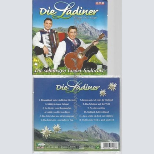CD--DIE LADINER--DIE SCHÖNSTEN LIEDER SÜDTIROLS