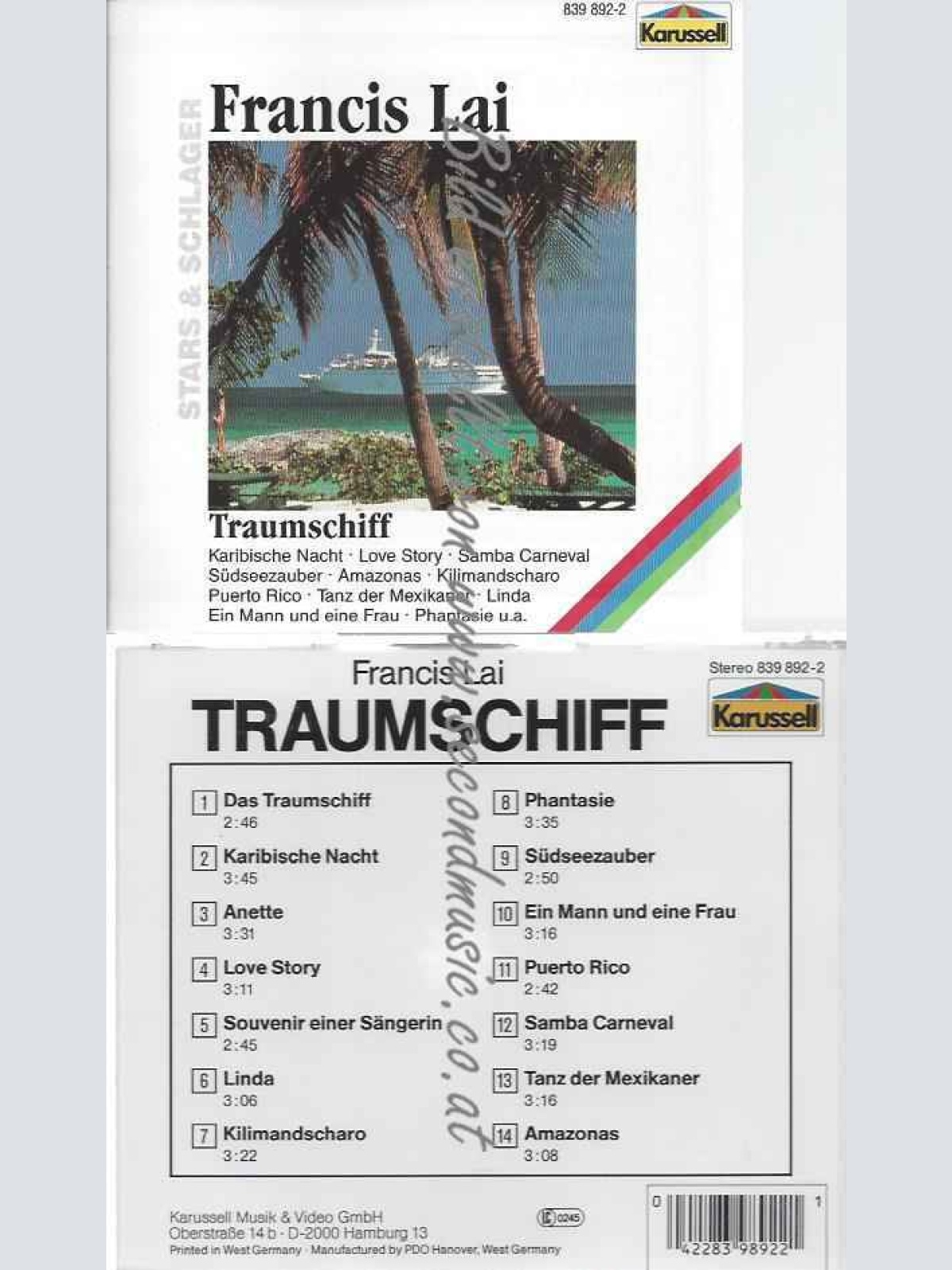 CD--Francis Lai--Traumschiff