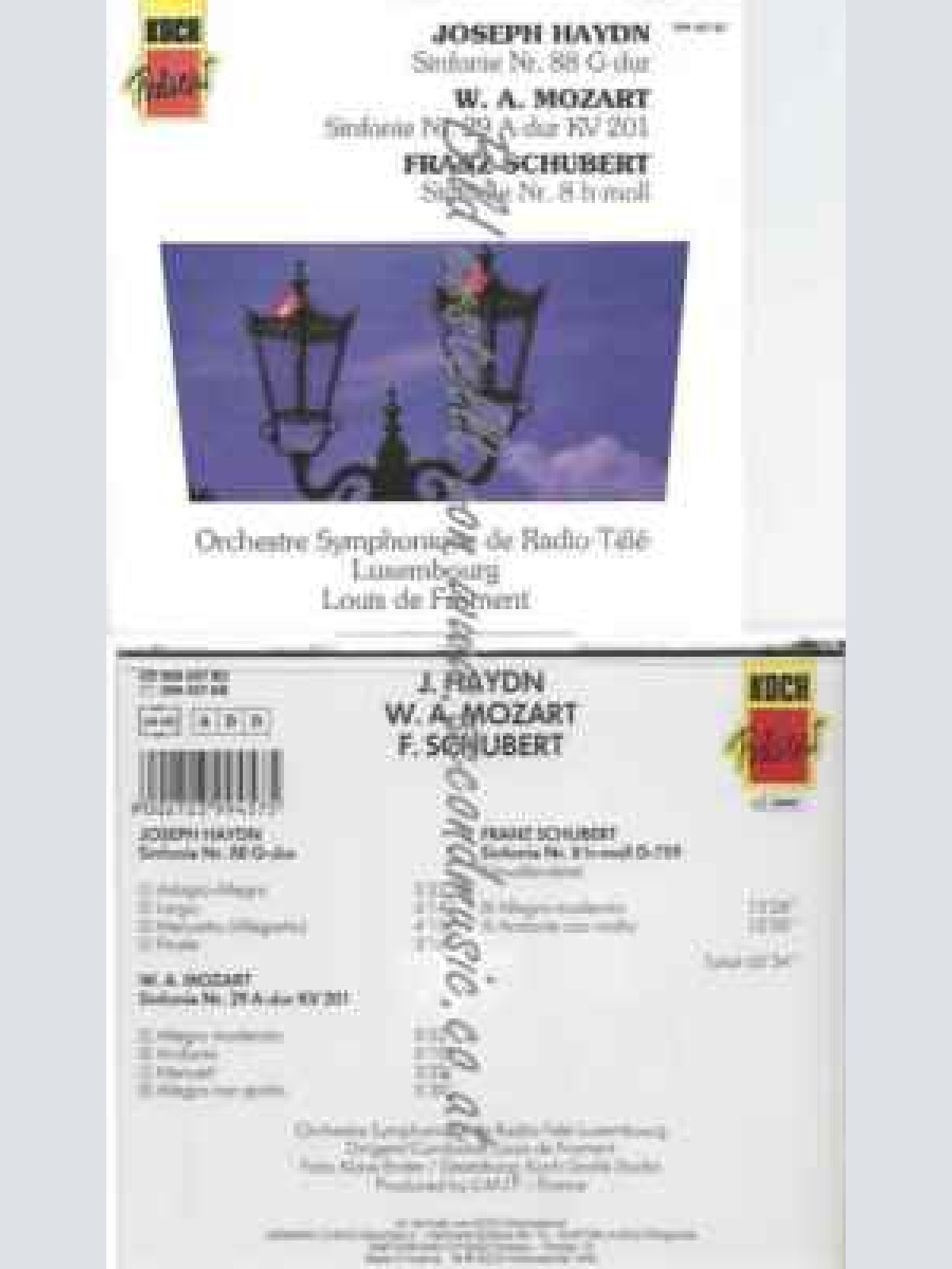 CD--ozart/Schubert/ Rtlso, Haydn, et al. | --Haydn