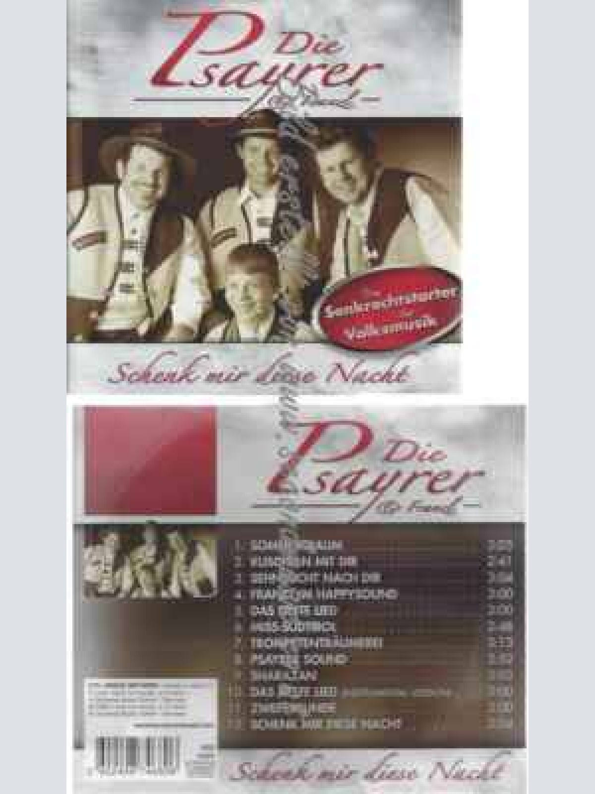 CD--Franzl & Die Psayrer | --Schenk Mir Diese Nacht