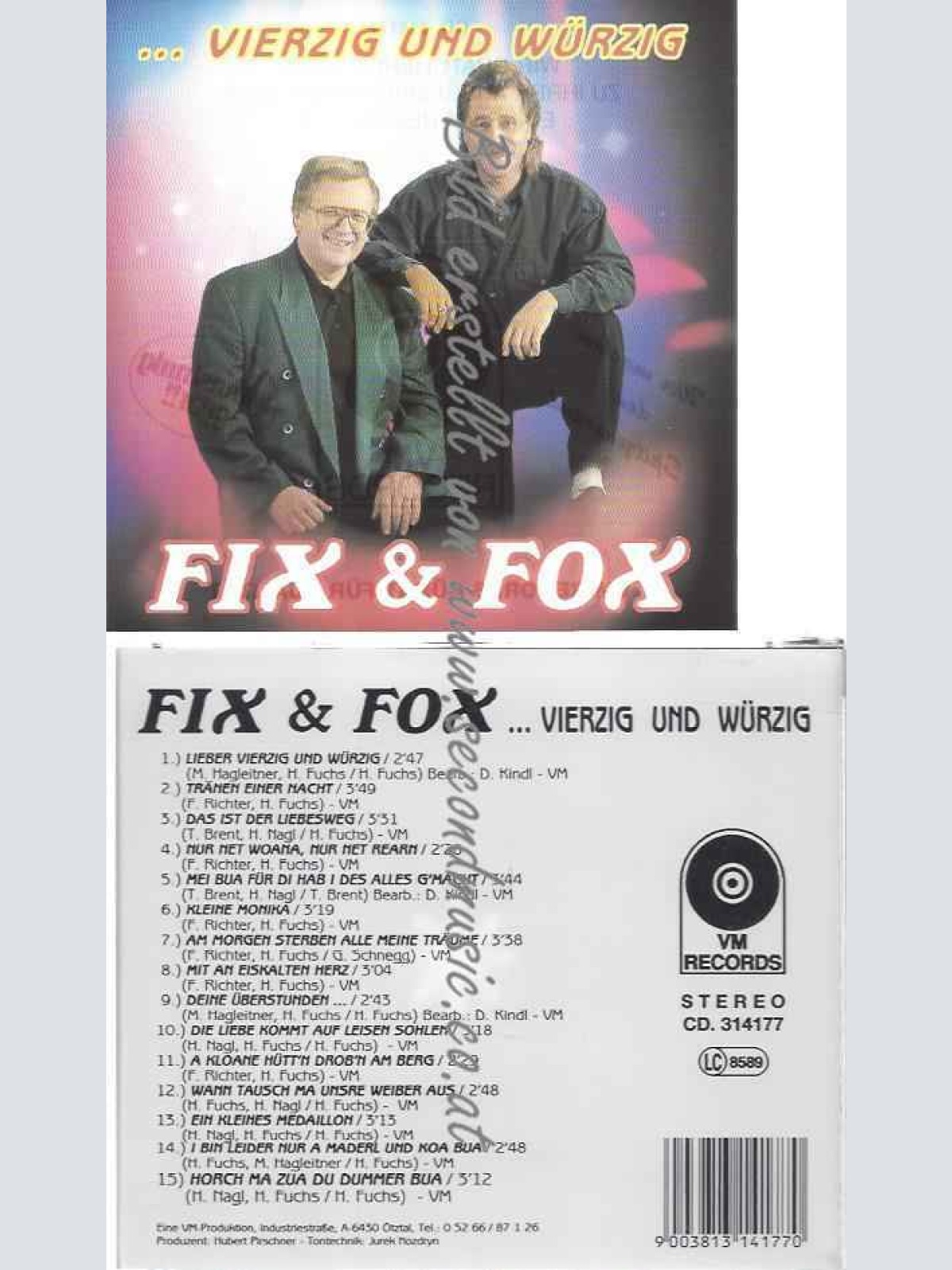 CD--Fix & Fox--Vierzig und Würzig