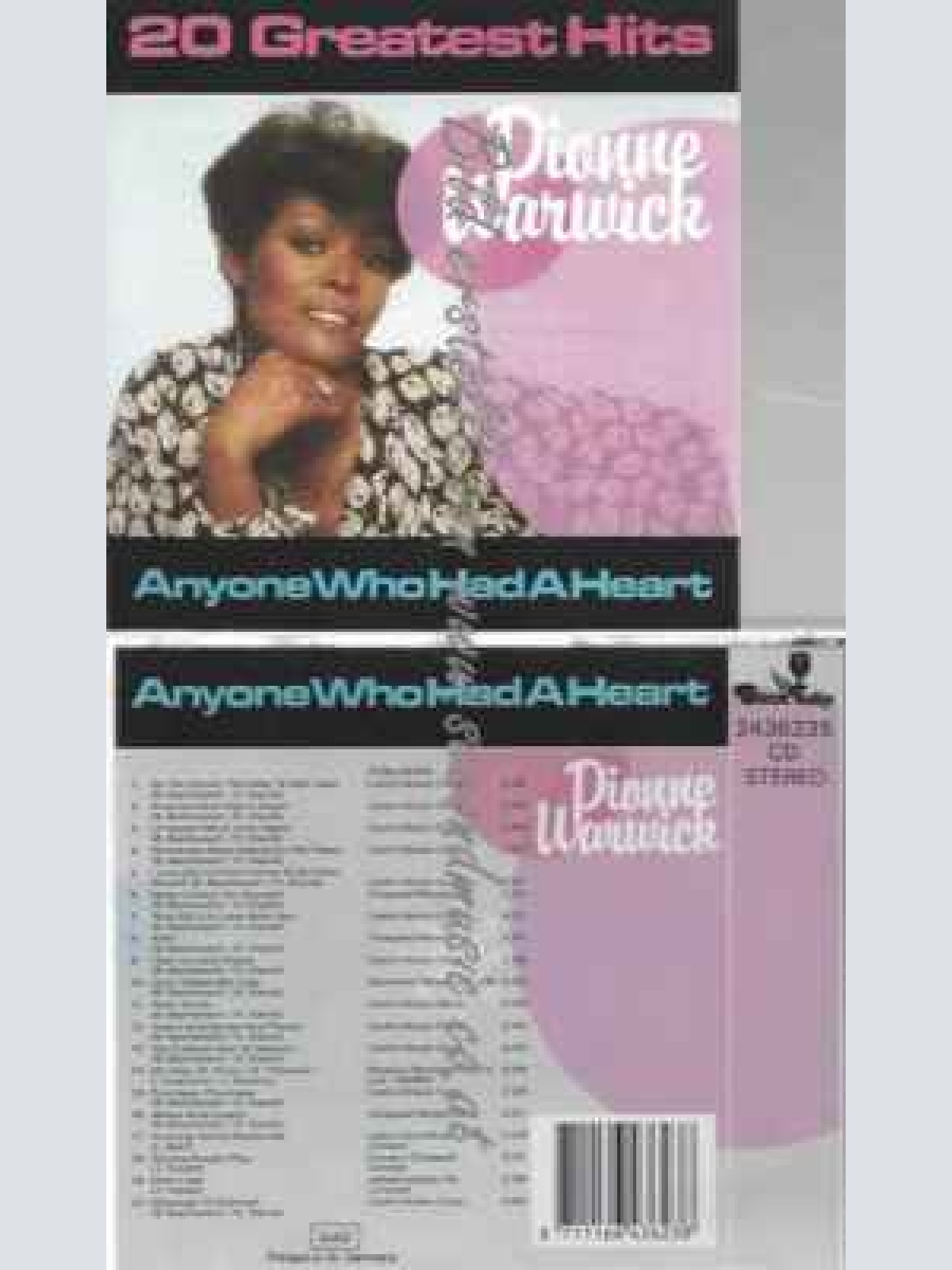 CD--Dionne Warwick-- greatest hits