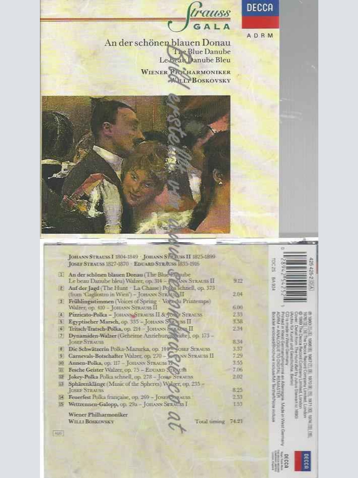 CD--Boskovsky,Willi, Wp,  --An der Schönen Blauen Donau