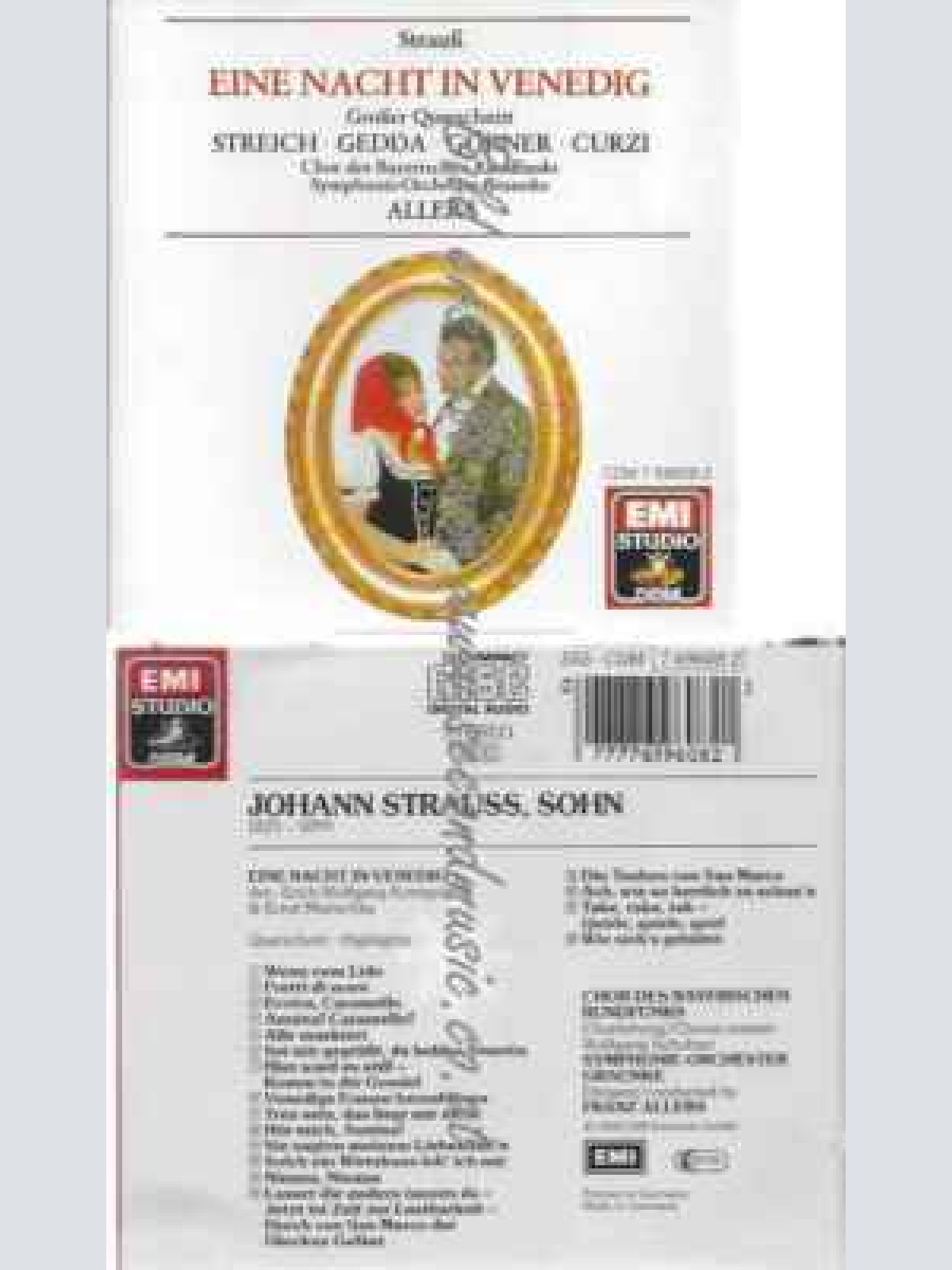 CD--   --Johann Strauss, Sohn. Eine Nacht in Venedig. EMI,