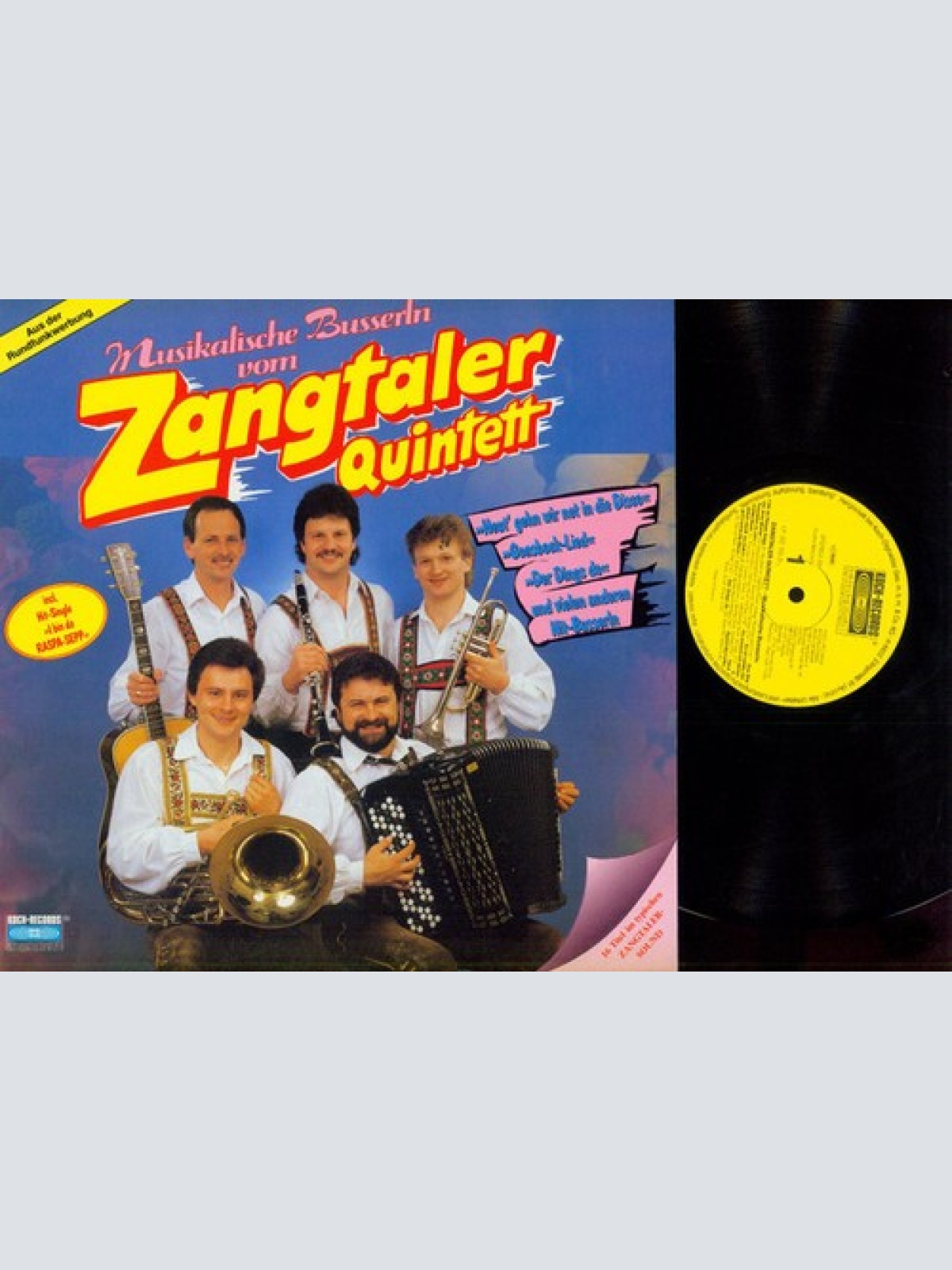 LP Zangtaler Quintett - Musikalische Busserln