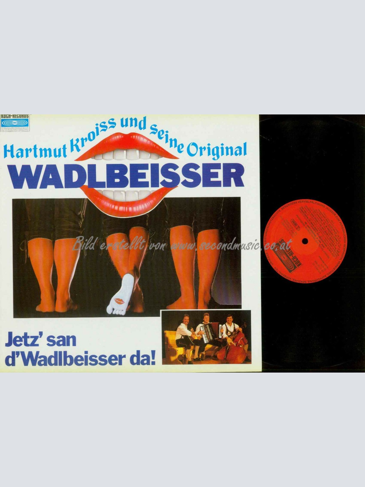 LP-- Hartmut Kroiss Wadlbeisser --  Jetz san d'Wadlbeisser da    /NM