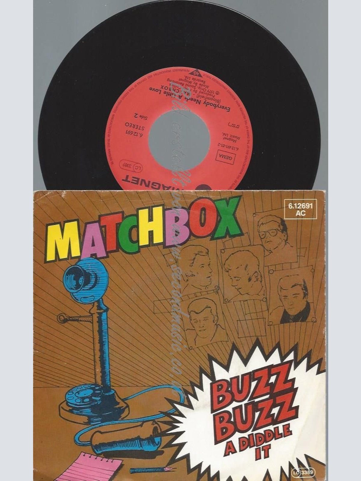 7"  Matchbox  Buzz Buzz A Diddle It