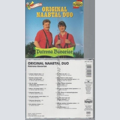 CD--ORIGINAL NAABTAL DUO--PATRONA BAVARIAE
