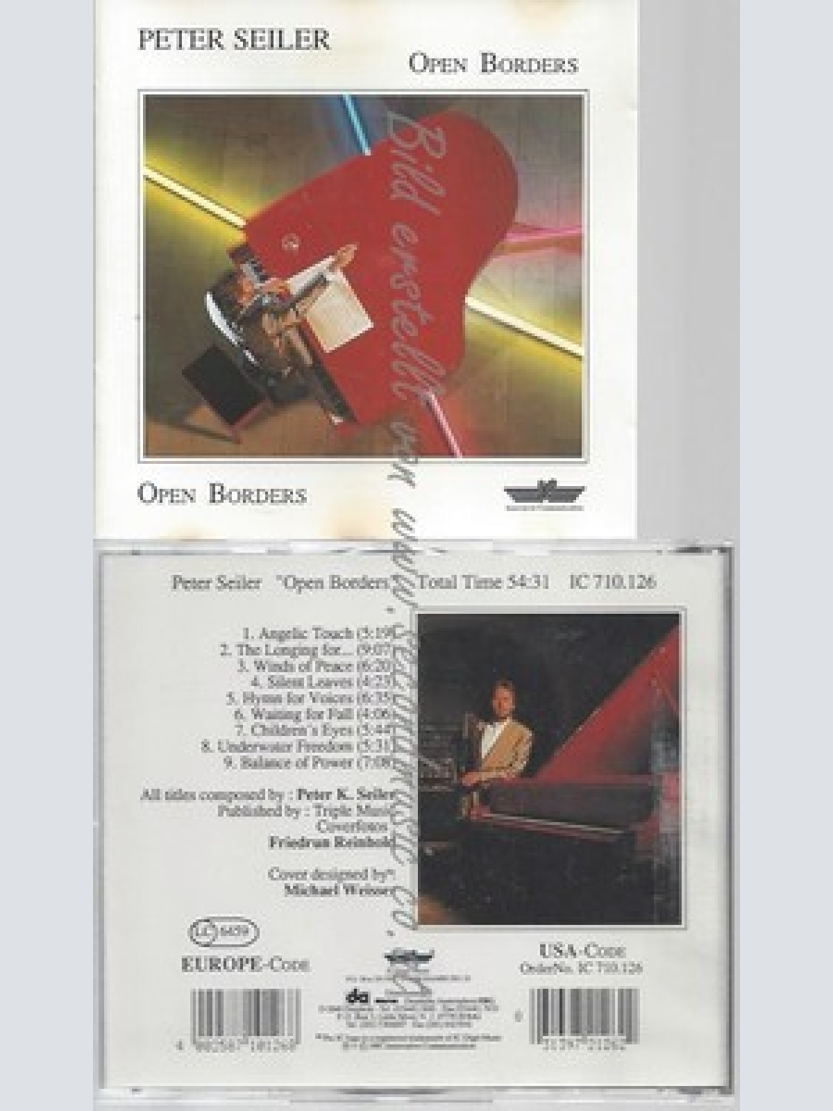 CD--PETER SEILER--OPEN BORDERS |