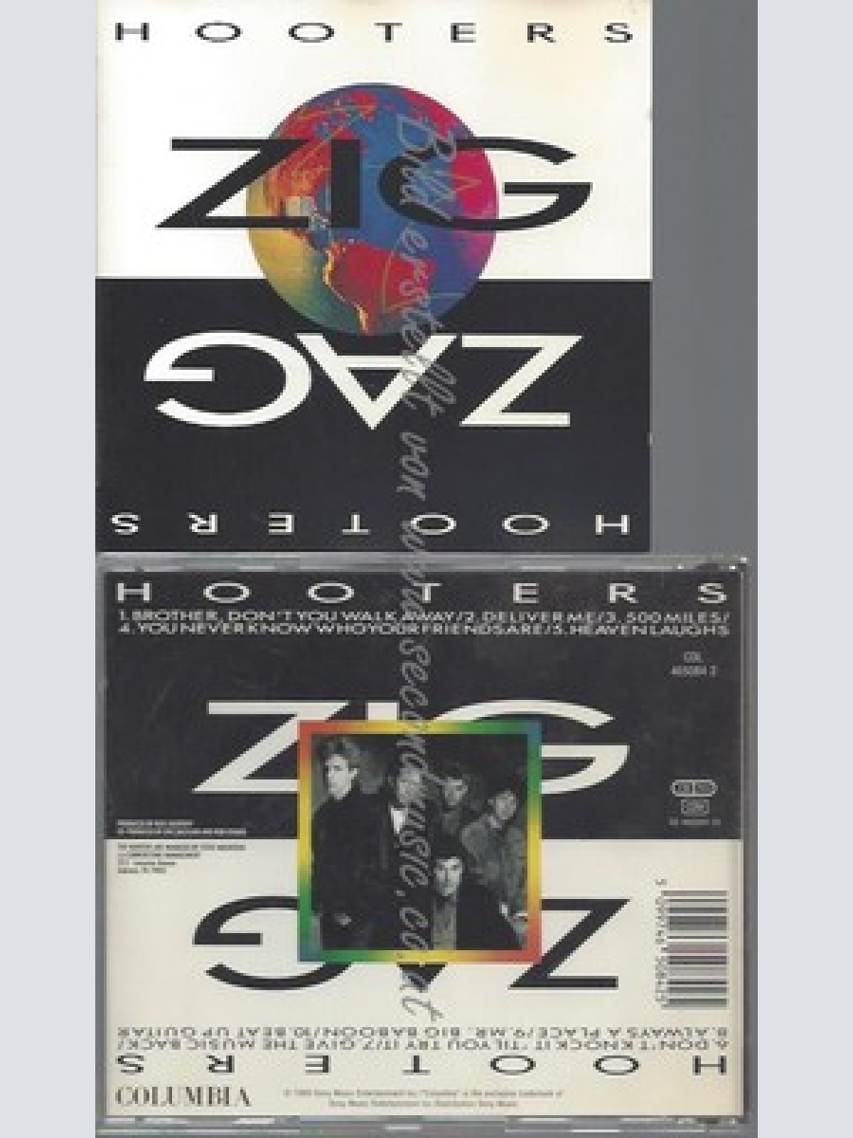 CD--THE HOOTERS--ZIG ZAG