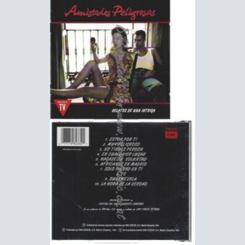 CD--AMISTADES PELIGROSAS--RELATOS DE UNA INTRIGA