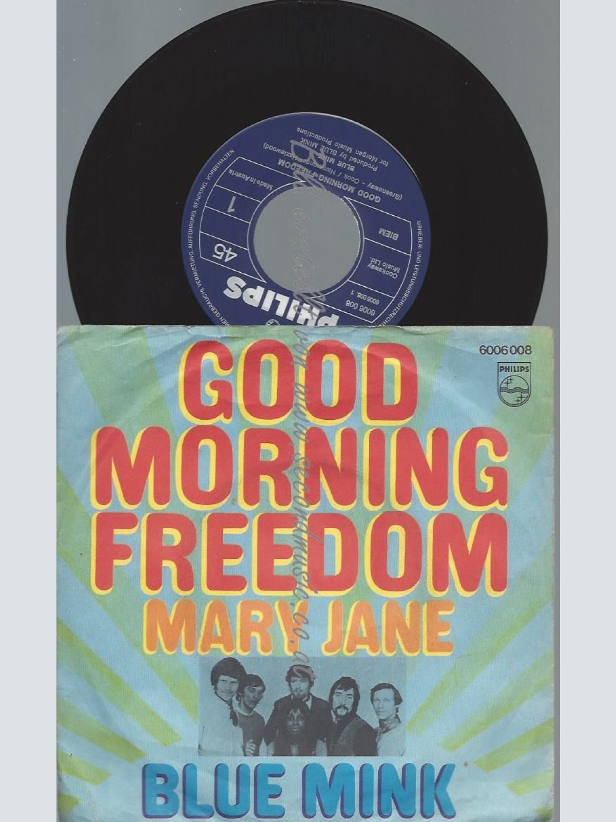 7"   Blue Mink  Good Morning Freedom  //AT