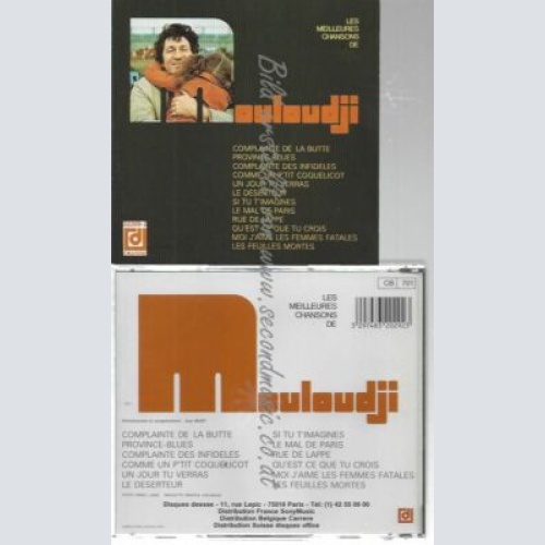 CD--MOULOUDJI--LES MEILLEURES CHANSONS DE MAR