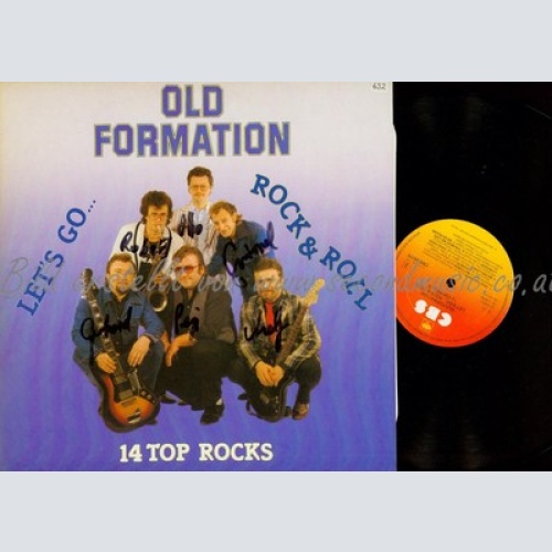 LP--OLD FORMATION--14 TOP HITS--MIT AUTOGRAMMEN