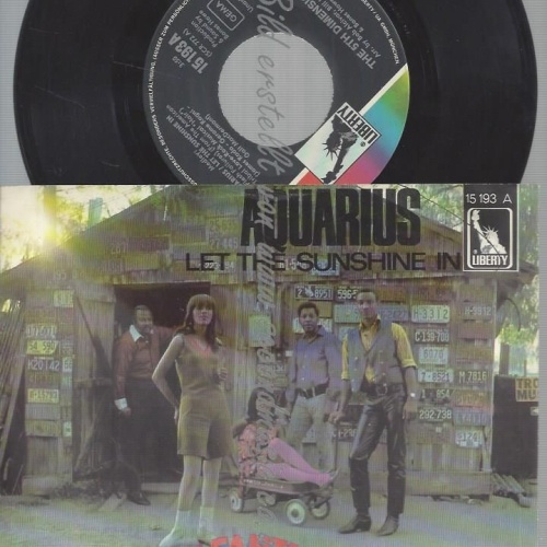 7" THE FANTASTIC 5TH DIMENSION AQUARIUS