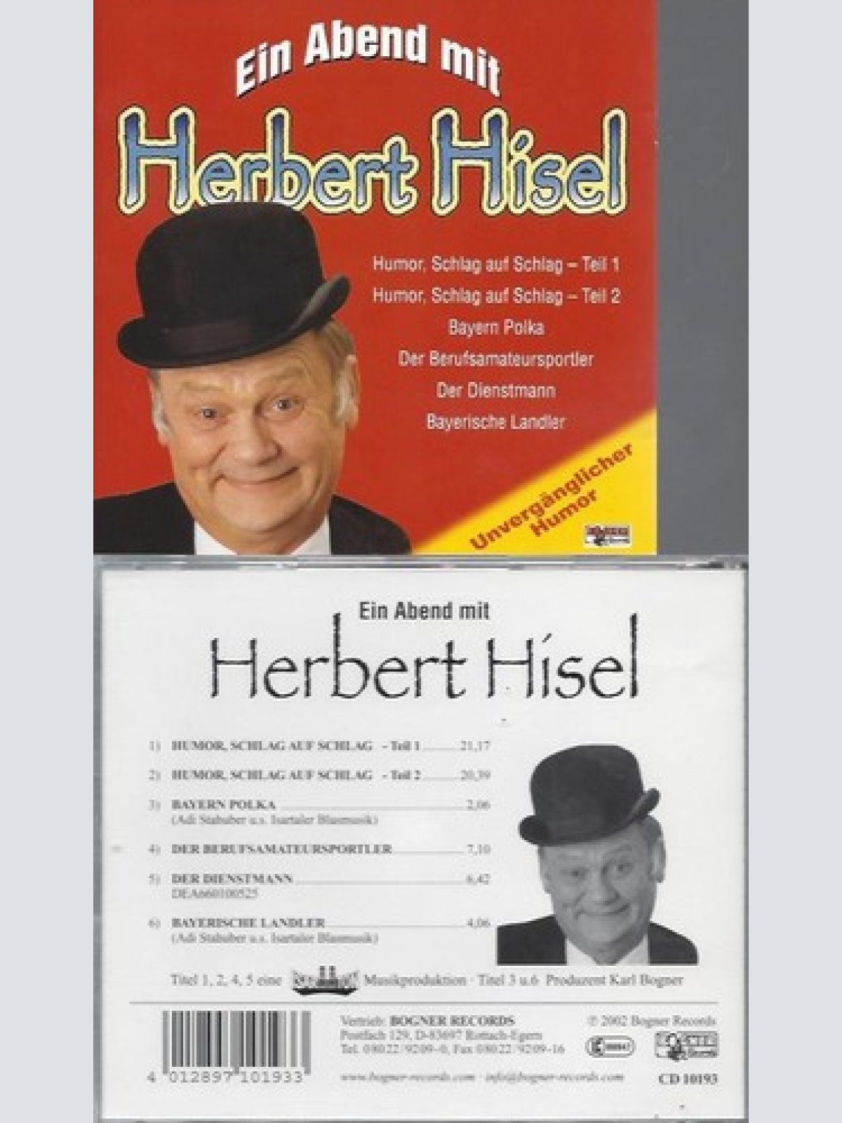 CD  Ein Abend mit --  Herbert Hisel
