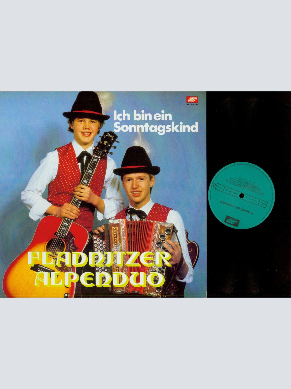 LP--Fladnitzer Alpenduo – Ich Bin Ein Sonntagskind   //NM