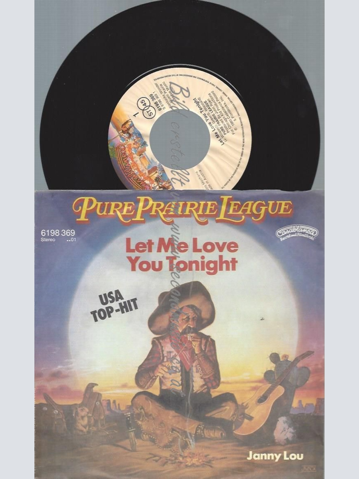 7"   Pure Prairie League – Let Me Love You Tonight
