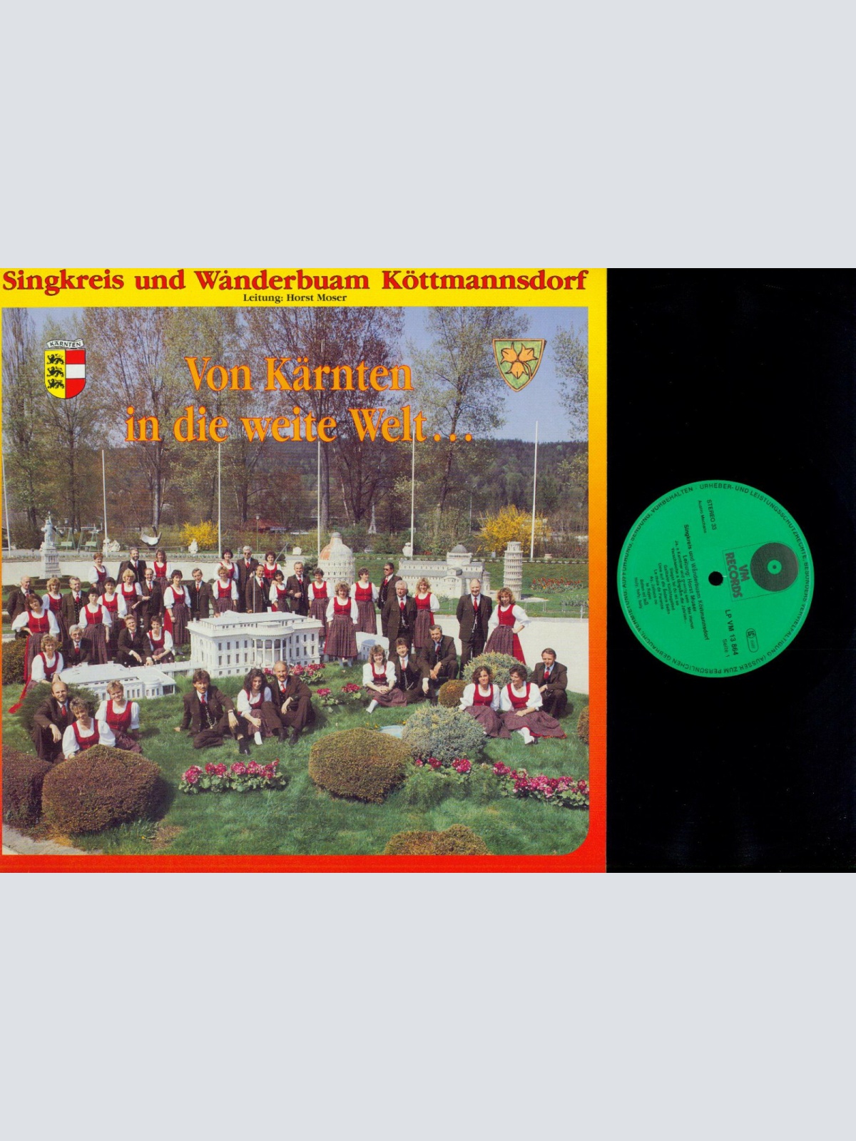 LP-- Singkreis und Wanderbuam Köttmannsdorf  Von Kärnten in die weite Welt  //NM