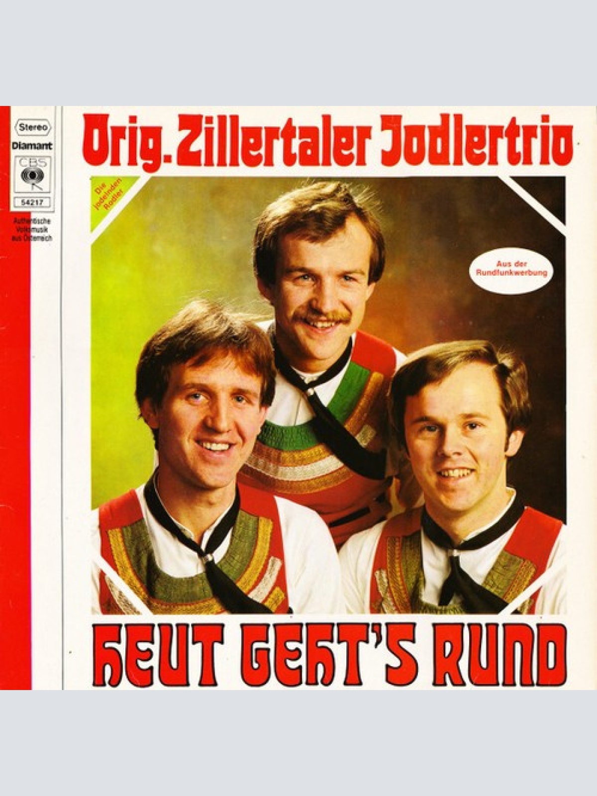 LP, Album Orig. Zillertaler Jodlertrio* - Heut Geht's Rund
