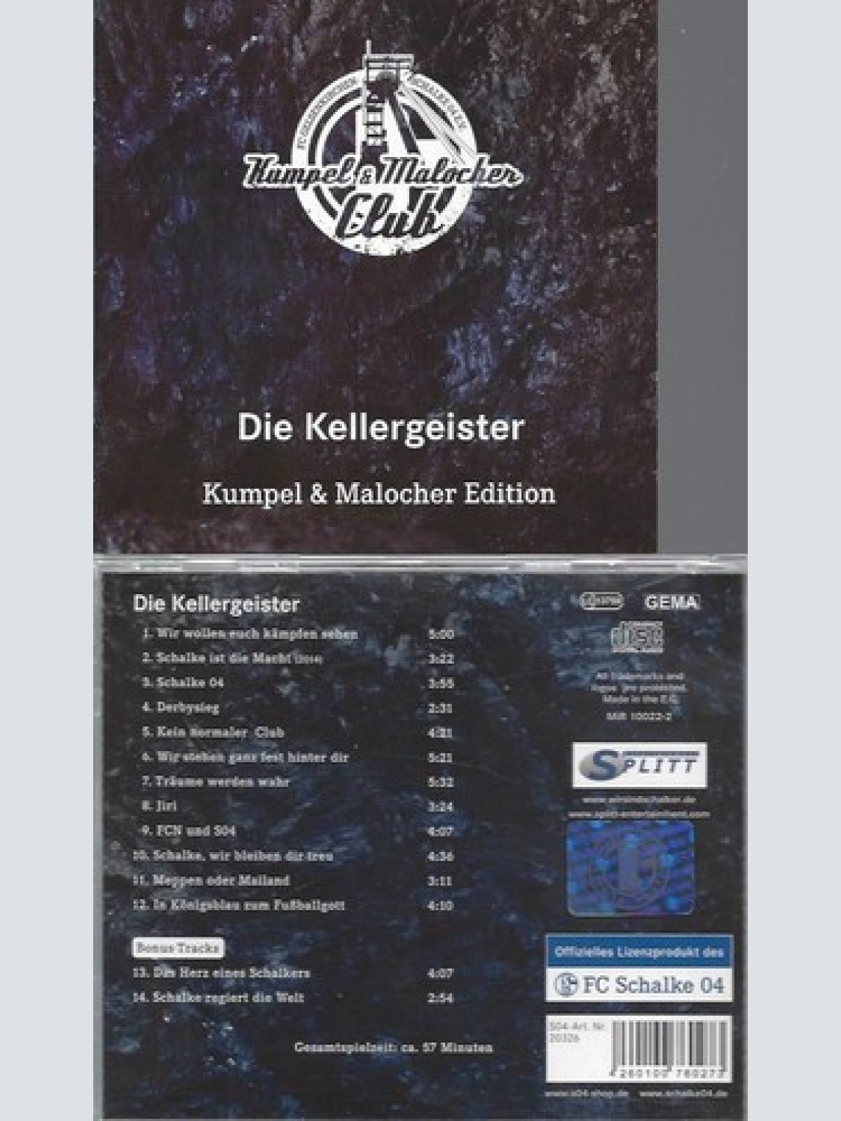 CD  Kumpel & Malocher Edition //  die Kellergeister