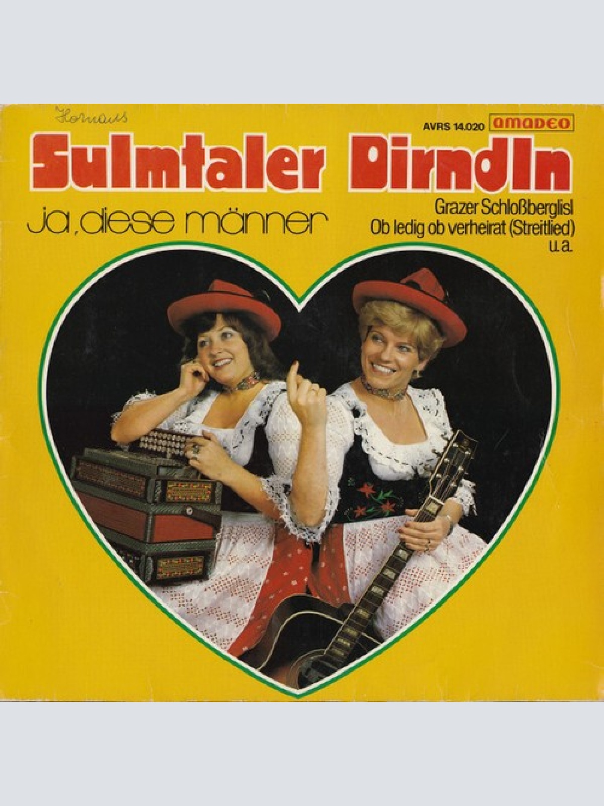 LP, Album Sulmtaler Dirndln - Ja, Diese Männer