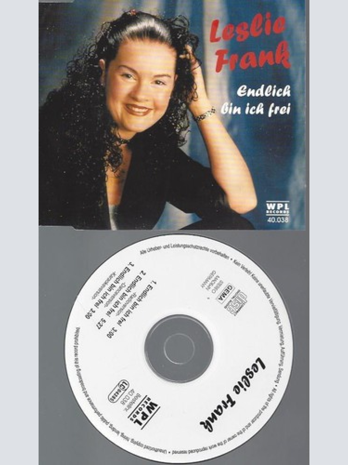 CD     Endlich Bin Ich Frei   --  Frank,Leslie